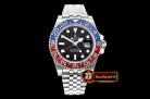 Rolex GMT Master II 126710 Pepsi 904L SS/SS Blk GMF A2836