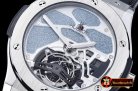 Fake Hublot Classic Fusion 45mm Tourbillon SS/LE Blue Asian 21J