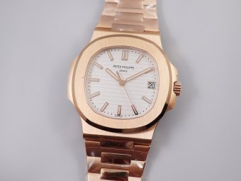 PP0423A - Nautilus Jumbo 5711 RG/RG White/Stk PPF MY9015