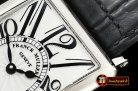 Franck Muller Long Island Ladies 952QZ SS/LE (Blk) Wht GF Swiss Qtz