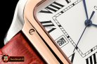 Cartier Santos De Cartier 2018 Ladies RG/SS/LE Wht Swiss Qtz