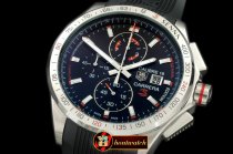 TAG0274E - Carrera 16 Senna Ed Chrono SS/RU Black Jap OS20 Qtz
