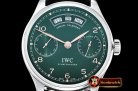 IWC Portugieser Annual Cal. IW503502 SS/LE Grn/Rose A52850