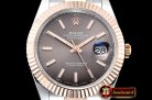 Rolex Datejust DJ2 41mm Oyt Flt RG/SS Grey/Stk BP Asia 2813
