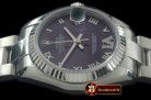 RMDJ205B - SS/SS Oyster Purple Roman Asia 2836