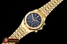 AP0358C - Royal Oak Chronograph Ref. 26320 YG/YG Blue A-7750