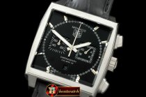 TAG0279F - Monaco Classic SS/LE Black Jap OS20 Quartz Chrono