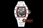 Richard Mille RM055 Bubba Watson CER/VRU Wht Sk Red KVF MY8215 Mod