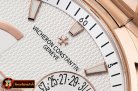 VACH. CONSTANTINE Overseas Dual Time Power Reserve RG/RG Wht TWA A1222