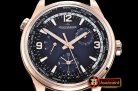 Jaeger Le Coultre Polaris Geographic WT LE RG/LE Blue Miyota 9015 Mod