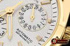 VACH. CONSTANTINE Overseas Dual Time Power Reserve YG/YG Wht TWA A1222