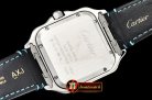 Cartier Santos De Cartier 2018 Mens SS/LE (Blue) Wht Swiss Qtz