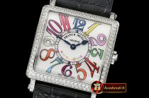 Franck Muller Master Sq 6002 Midsize SS/LE Blk Crazy GF - Swiss Qtz