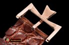 VACH. CONSTANTINE Patrimony Grand Taille RG/LE White KZF Miyota 9015