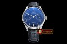 IWC Portuguese 7 Days IW500710 SS/LE Blue ZF A52010 Mod