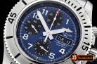 Breitling Superocean SteelFish Chrono SS/SS Blue/Blk A7750