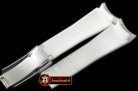 ROLACC021A - White Rubber Strap 20/18 with Insignia Clasp