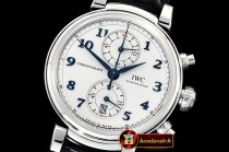 IWC Da Vinci Chrono Laureus Ed SS/LE Wht/Bl YLF Asia 7750