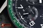 Oris Calobra Chronograph Ltd Ed Green SS/LE Blk Jap Qtz
