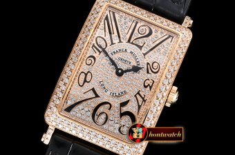 Franck Muller Long Island 952QZ DIAM/RG/LE Diams GF Swiss Qtz