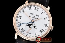 Blancpain Villeret Complications RG/LE Wht/Rmn OMF Miyota 9015
