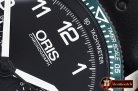 Oris Calobra Chronograph Ltd Ed Green SS/LE Blk Jap Qtz