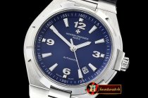VACH. CONSTANTINE Overseas Ref.47074 SS/LE Blue MY9015 Mod