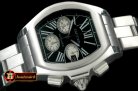 Replica Cartier XXL Roadster Chrono SS/SS Black 7753