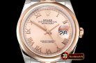 Rolex DateJust 36mm Jub Dome RG/SS Rose/Rmn BP A2813