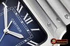 Cartier Santos De Cartier 2018 Mens XL SS/SS Blue BVF MY9015
