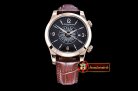 JAEGER LE COULTRE Master Memovax World Time RG/LE Black Asia 21J