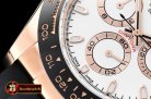 Rolex Daytona 116515 CER/RG/RU Wht/Stk ARF V2 A4130 Mod