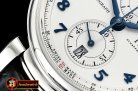 IWC Da Vinci Chrono Laureus Ed SS/LE Wht/Bl YLF Asia 7750