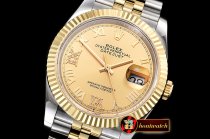Rolex DateJust 36mm Jub Flt YG/SS Gold/Dm Rmn BP A2813