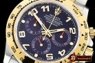Rolex Daytona 116523 YG/SS Blue Num OMF A7750 Mod