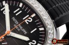 Patek Philippe Aquanaut Chrono 5968A Diams SS/RU (Blk) Blk YLF A7750