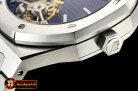 Audemars Piguet Royal Oak Extra Thin Tourb SS/SS Blue JF Flying Tourb