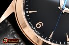 Jaeger Le Coultre Master Control Date 1548420 RG/LE Black ZF Asia 23J Mod