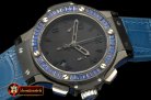 HUB0323E - Big Bang Pearl/ Sq D-Blue Ruby All Black A-7750