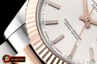 Rolex Datejust DJ2 41mm Oyt Flt RG/SS Silv/Stk BP Asia 2813