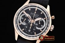 Zenith El Primero 36,000 vPH RG/LE Black Asia 7750 Mod