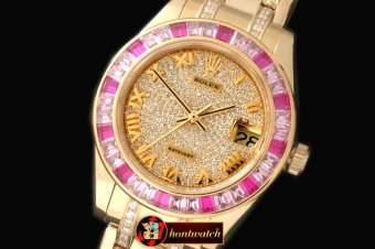 ROLMP021A - Diam/Ruby Bez YG Diamond/Roman Asian Eta 2824
