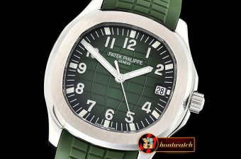PP0275 - Aquanaut Ref.5167 SS/RU Green/Num MPF Miyota 9015 Mod