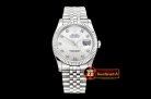 Rolex Datejust Man DJ 36mm Jub Flt SS/SS White MOP Diams BP A313