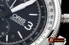 Oris Swiss Hunter Team SS/LE Black Jap Qtz Chrono