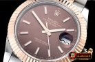 Rolex Datejust DJ2 41mm Oyt Flt RG/SS Brown/Stk BP Asia 2813
