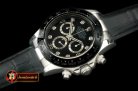 Replica Rolex Daytona 116519 SS/CER/LE Black Diam A-7750 Sec@6