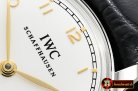 IWC Portuguese Hand-Wound Ref.IW5454 SS/LE Wht/Wht A6497