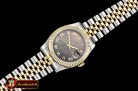 Rolex Datejust Man DJ 36mm Jub Flt YG/SS Black MOP Roman BP A313
