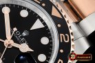 Rolex GMT Master II 116713LN RG/SS Black EWF Asia 2836